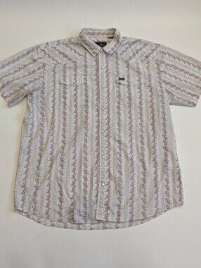 Howler Brothers Floral Pearl Snap Button Shirt Men's XL